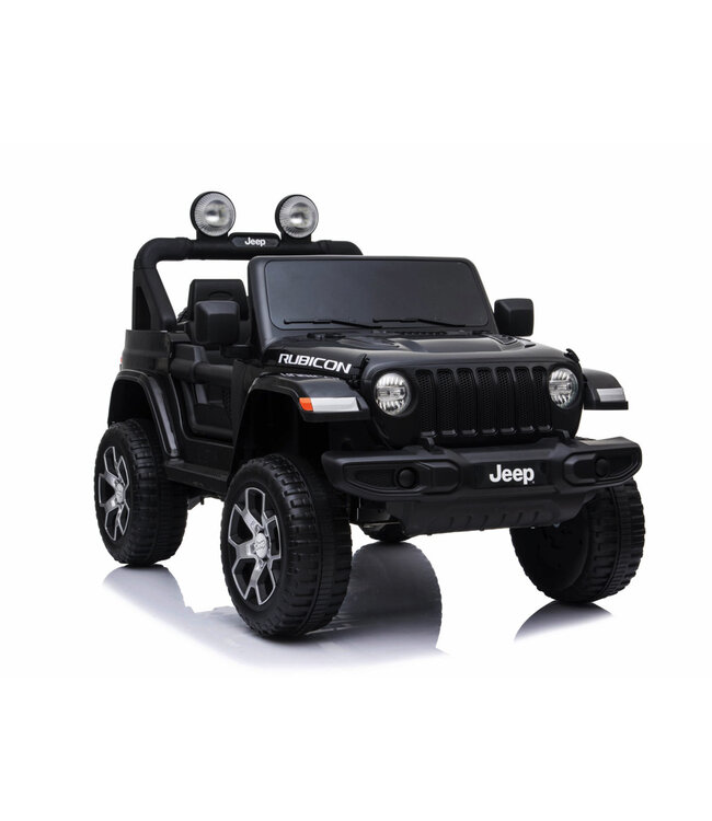 Jeep Wrangler Rubicon, voiture √©lectrique pour enfants 12 volts, si√®ge en cuir et plus encore !