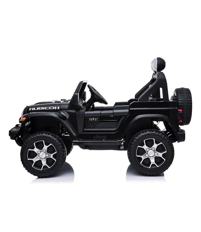 Jeep Wrangler Rubicon, 12 volt electric kids car, leather seat and more!