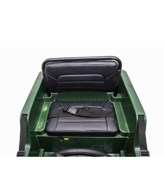 Jeep Army, Willy's Jeep 12 volt electric children's car with 4wd, rubber tires and artificial leather seat!