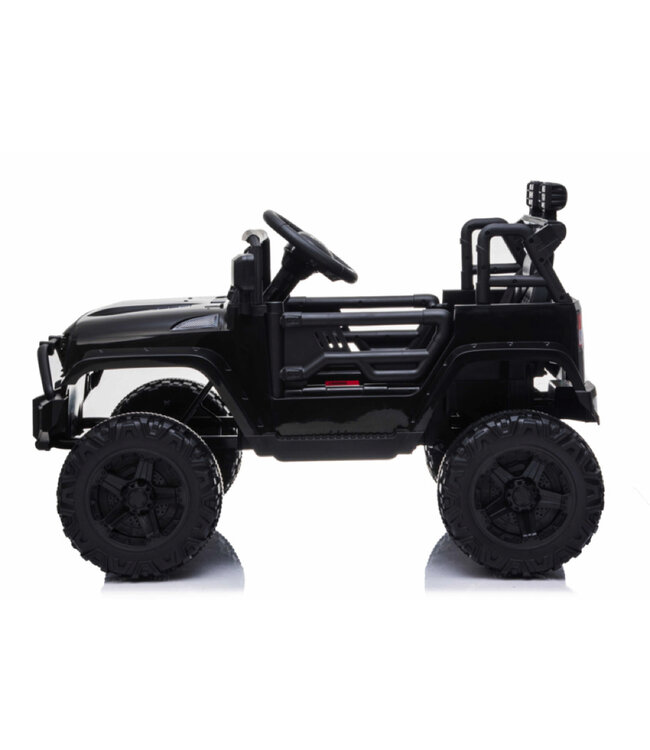 Jeep Mountain King, voiture √©lectrique pour enfants 12 volts avec pneus en caoutchouc, suspension et plus encore !