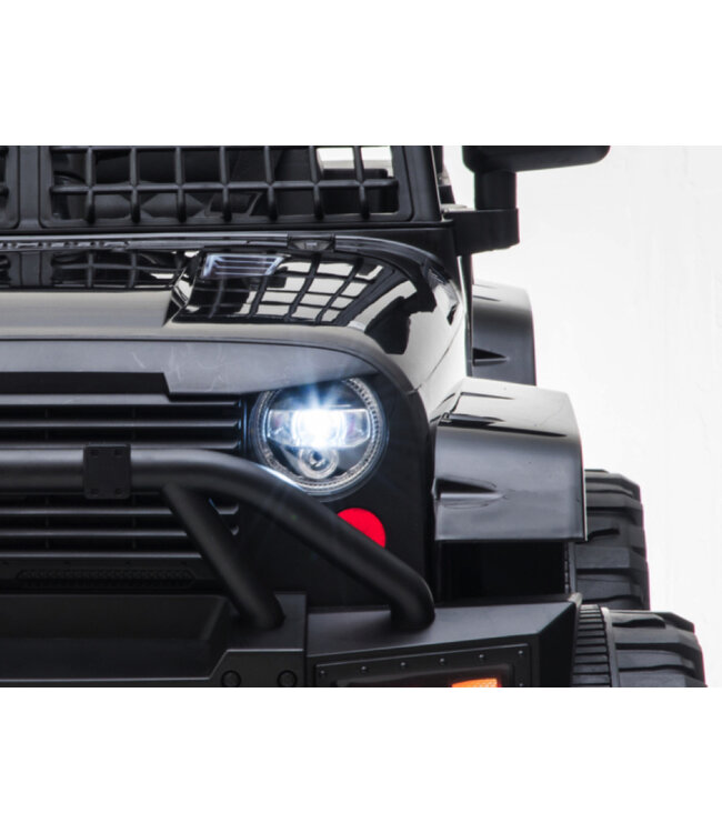 Jeep Mountain King, voiture √©lectrique pour enfants 12 volts avec pneus en caoutchouc, suspension et plus encore !