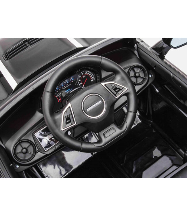 Chevrolet Camaro SS, v√©hicule √©lectrique pour enfants 12V, si√®ge en cuir, pneus en caoutchouc