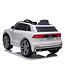 Audi Q8 Quattro S-line, 12 volt elektrische kinderauto met EVA banden, kunstleder zitje en meer!
