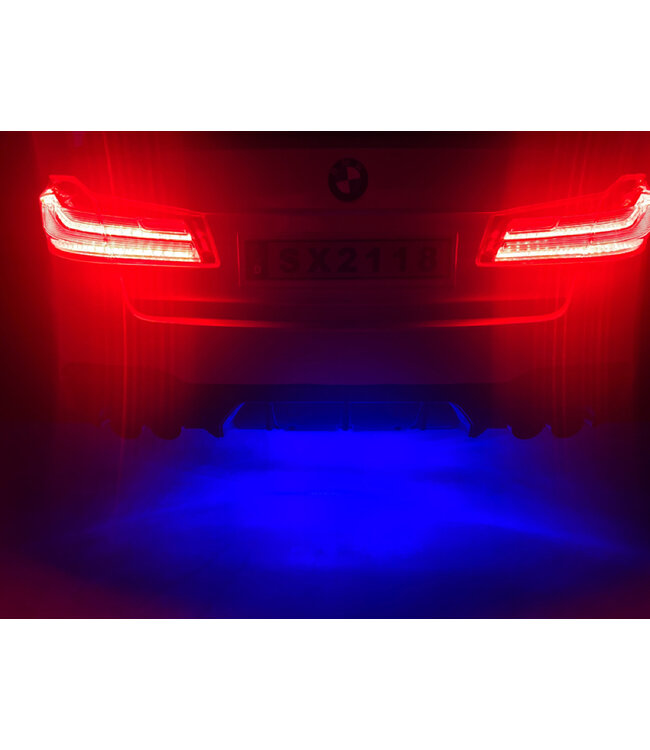 BMW M5,Lithium, siège en cuir, pneus en caoutchouc, voiture à batterie pour enfants !