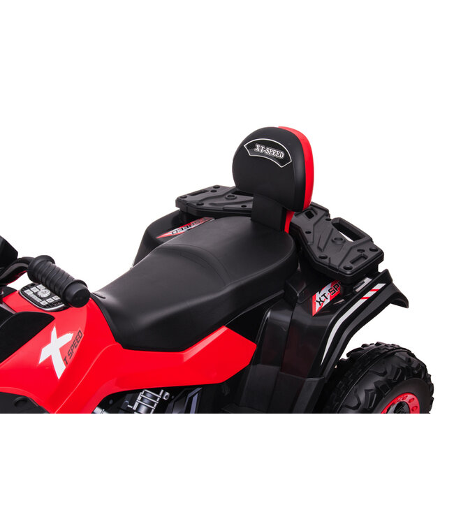 24 volt Lithium Electric Quad, 4 engines, rubber tires, leather seat and more!