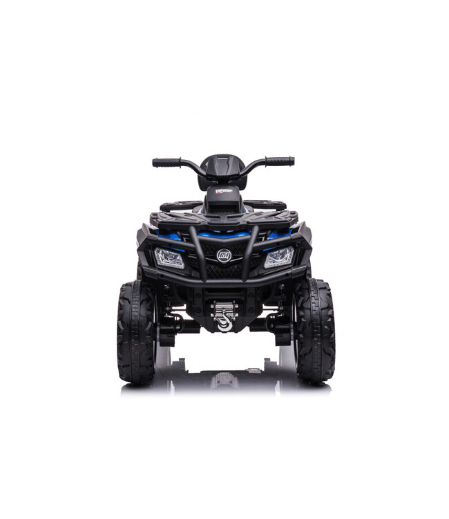 24 volt Lithium Electric Quad, 4 engines, rubber tires, leather seat and more!