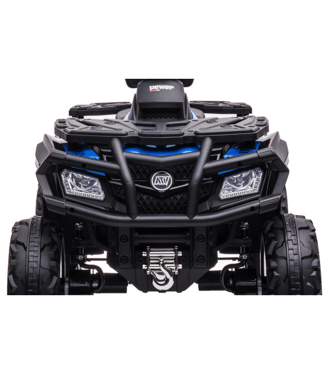 24 volt Lithium Electric Quad, 4 engines, rubber tires, leather seat and more!