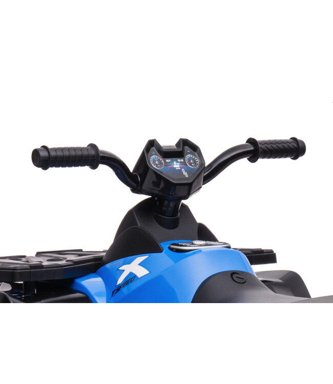 24 volt Lithium Electric Quad, 4 engines, rubber tires, leather seat and more!