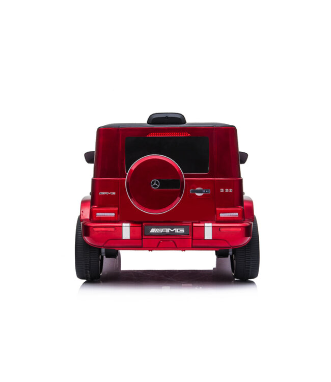 Mercedes G63, 12 volt Lithium Kinder Accu Auto, rubberen banden, leder zitje en meer!