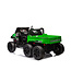 Voiture électrique pour enfants 24 V, camion Gator Farm 4x4 – 2x12V7Ah – avec siège en cuir, pneus en caoutchouc et quatre roues motrices pour les balades en extérieur