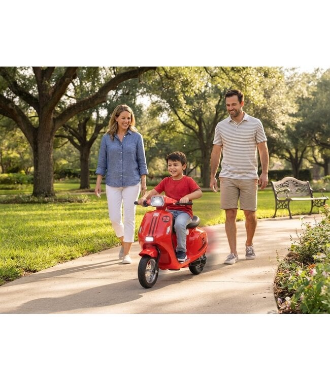 24-volt Lithium electric children's scooter with 350-watt drive