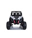 4x4 Beach Buggy White 12V with MP4 Screen, 2-Seater, Leather