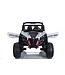 4x4 Beach Buggy White 12V with MP4 Screen, 2-Seater, Leather