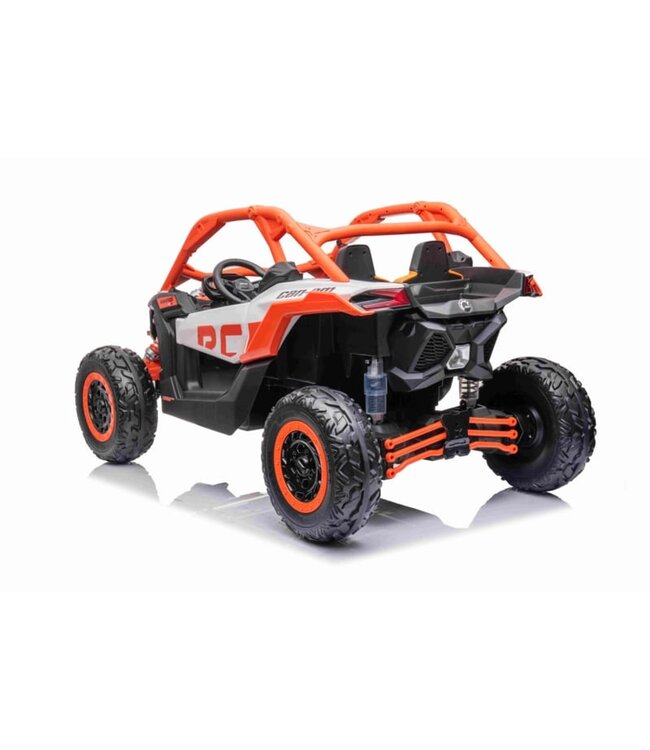 Can-Am Maverick 24V 2-seater 4WD buggy orange with MP4 screen