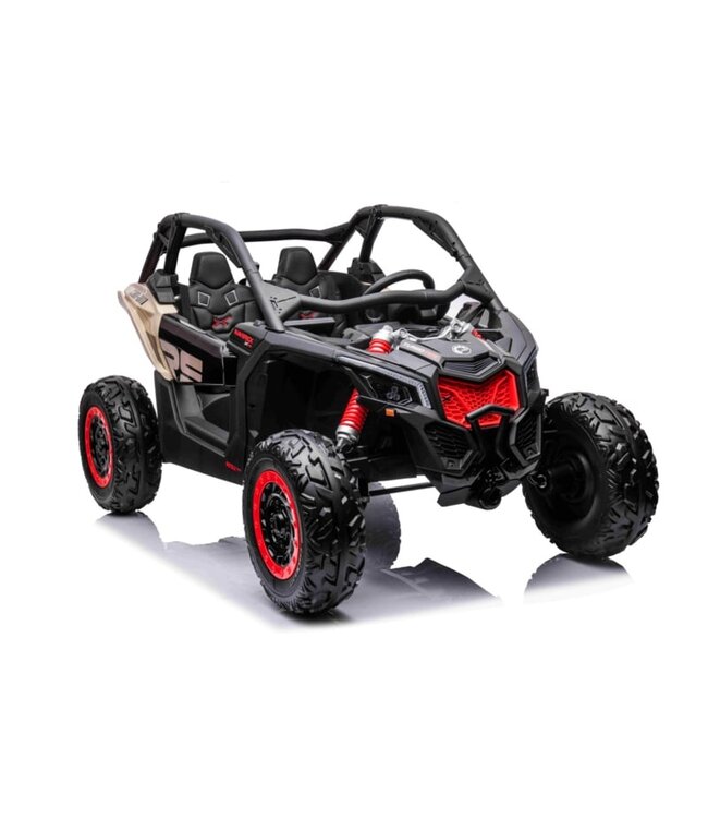 Can-Am Maverick 24V 2-seater 4WD buggy black with MP4 screen