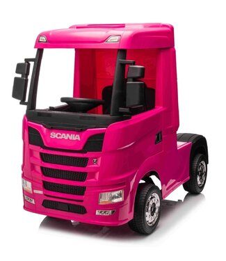 Scania 500R pink, electric ride-on truck