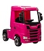 Scania 500R pink, 12V electric ride-on truck, 4WD, Bluetooth