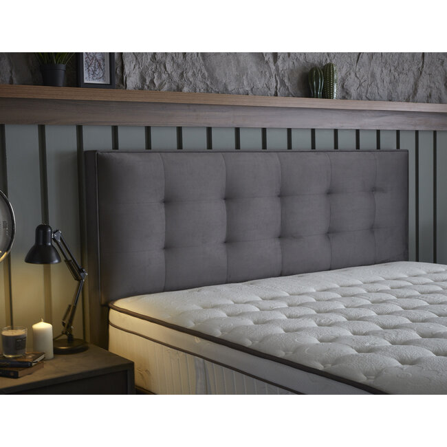 Skybedd Boxspring -  Modebedd 180x200 -  Antraciet - met Opbergruimte - Copy