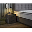 Skybedd Boxspring -  Modebedd 180x200 -  Antraciet - met Opbergruimte - Copy