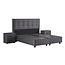 Skybedd Boxspring -  Modebedd 180x200 -  Antraciet - met Opbergruimte - Copy