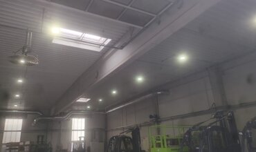 Éclairage ATEX LED 100 watts pour une scierie