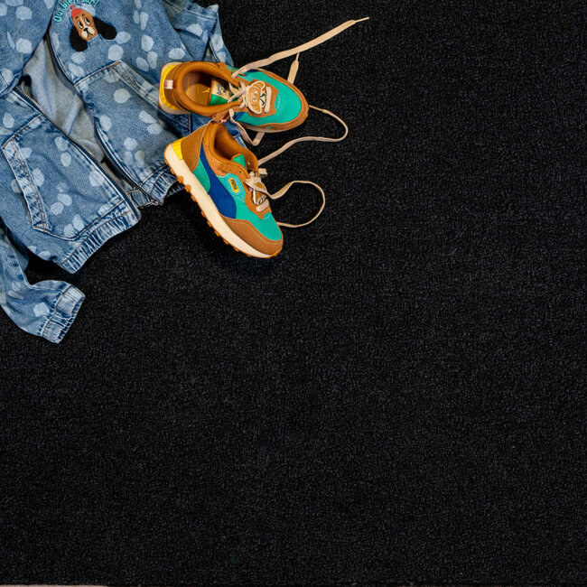 OTIUM Entreemat Black Line Graphite 200 cm breed