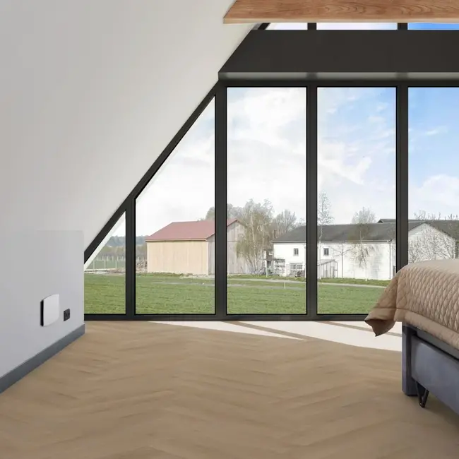 FLOORWORLD Granada Visgraat Natural Oak Plak PVC