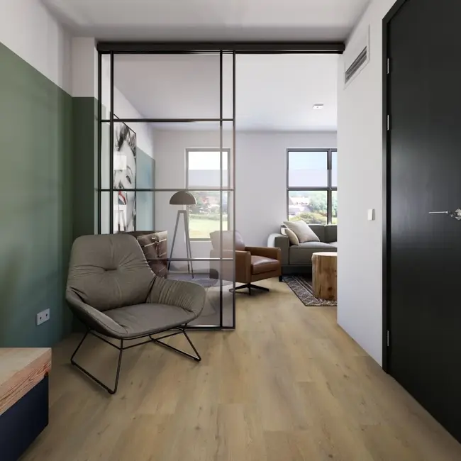 FLOORWORLD Toulouse XL Plank Goud Eiken Plak PVC