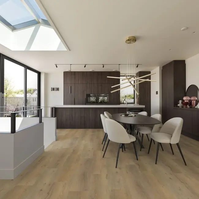 FLOORWORLD Toulouse XL Plank Goud Eiken Plak PVC