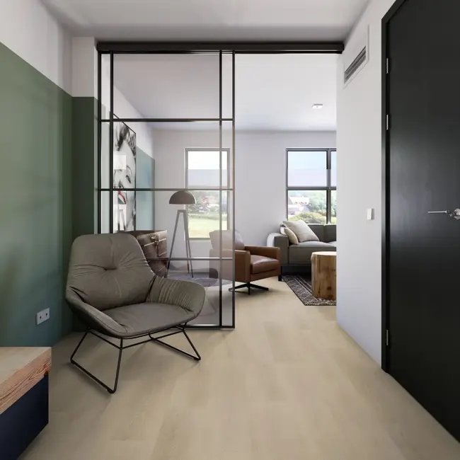 FLOORWORLD Como Plank Beige Plak PVC