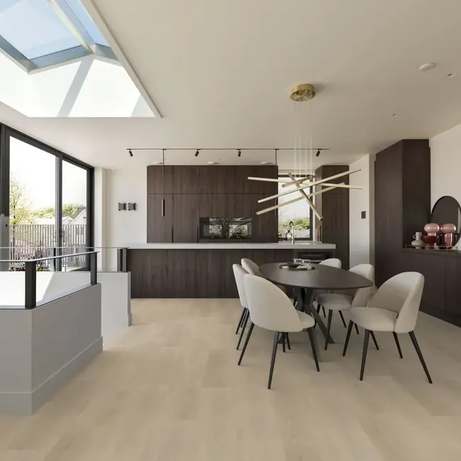 FLOORWORLD Como Plank Beige Plak PVC