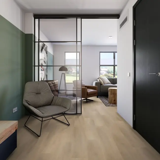 FLOORWORLD Seville Plank Warm Beige Plak PVC