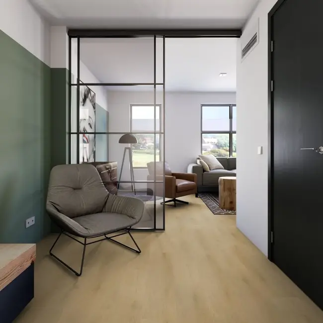 FLOORWORLD Barcelona Plank Licht Eiken Plak PVC