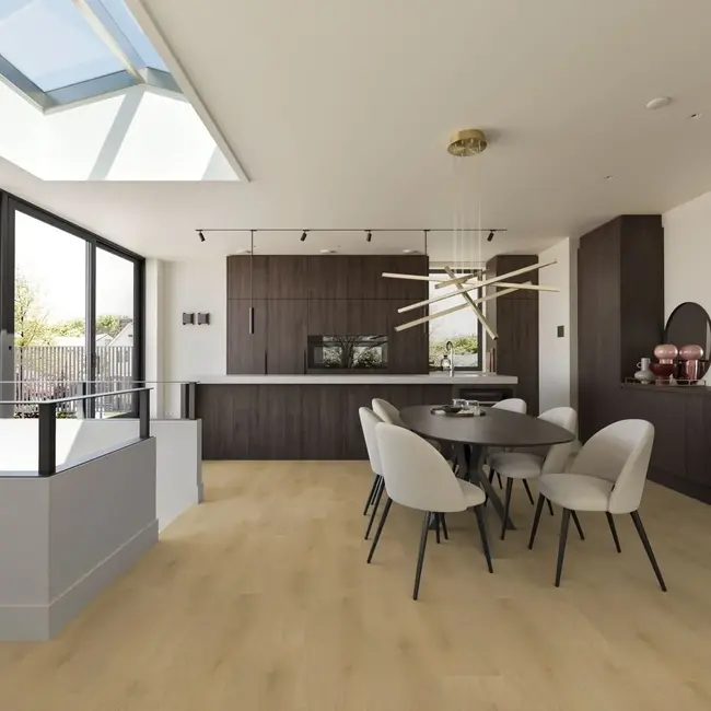 FLOORWORLD Barcelona Plank Licht Eiken Plak PVC