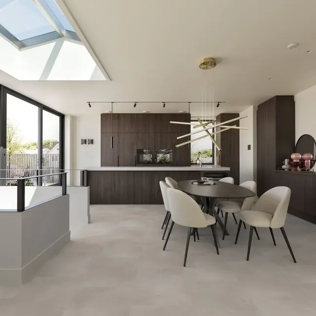 FLOORWORLD Tallinn Tegel Light Grey Plak PVC