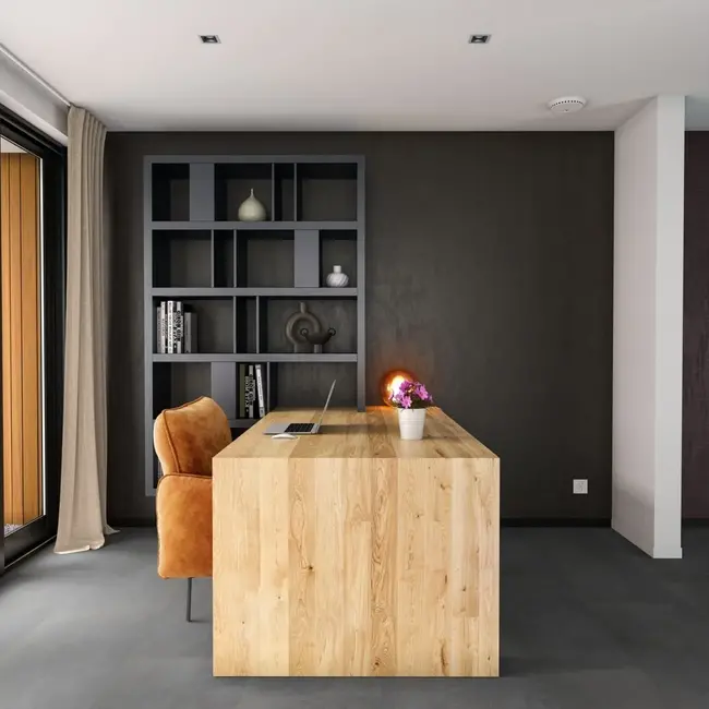 FLOORWORLD Andorra Tegel Donkergrijs Plak PVC