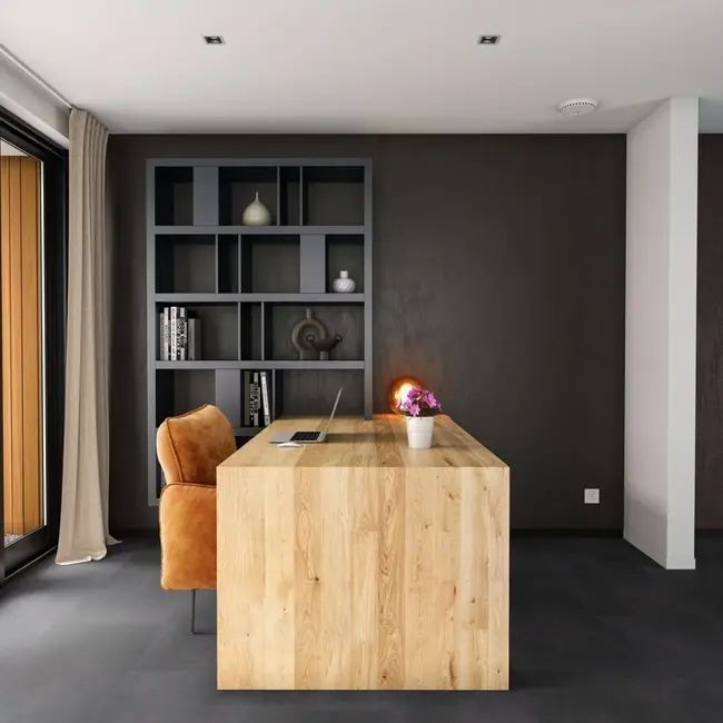 FLOORWORLD Cape Town Tegel Antraciet Plak PVC