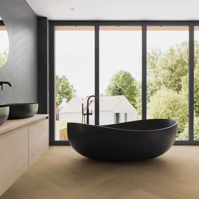 FLOORWORLD Barcelona Visgraat Licht Eiken Click PVC