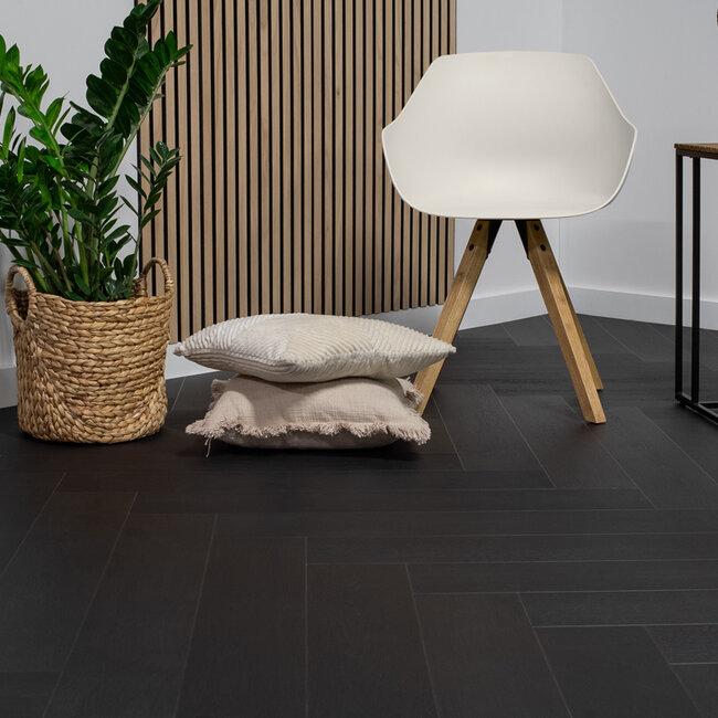 Floer Walvisgraat PVC – Zwaardvis Zwart