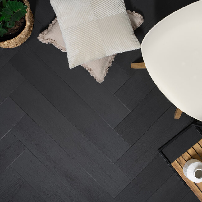 Floer Walvisgraat PVC – Zwaardvis Zwart