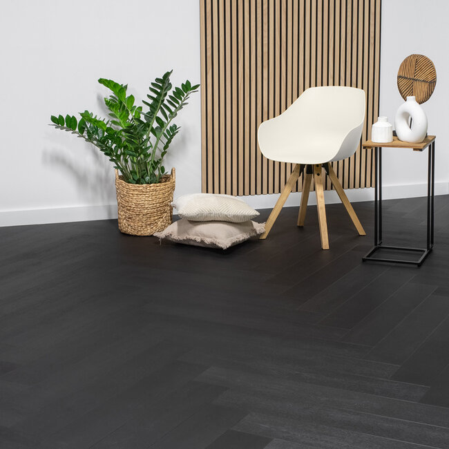 Floer Walvisgraat PVC – Zwaardvis Zwart