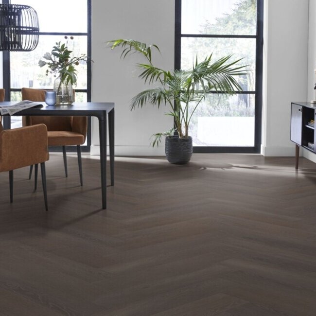 Vtwonen Charcoal Visgraat Plak PVC