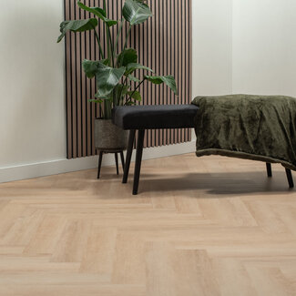 Floer Floer Visgraat PVC – Onbehandeld Eiken