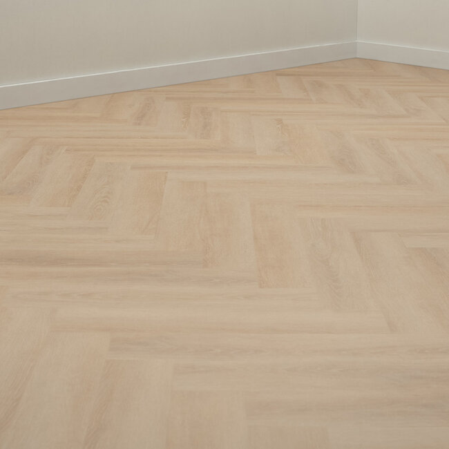 Floer Visgraat PVC – Onbehandeld Eiken