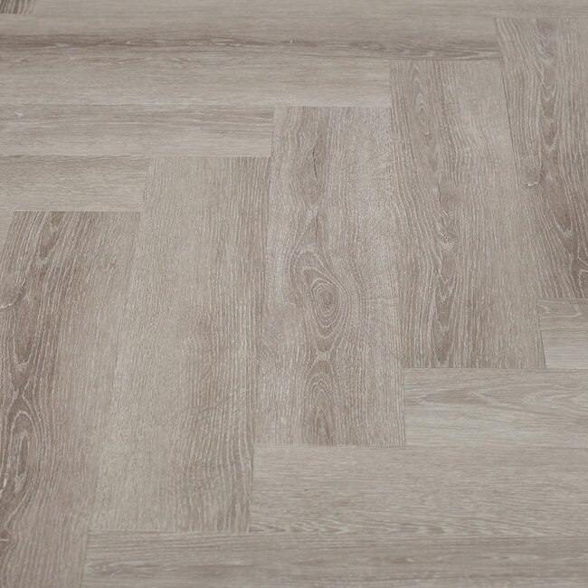 Floer Visgraat PVC – Grijs Eiken (Uitlopend)