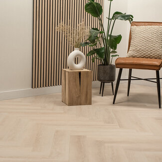 Floer Floer Visgraat PVC – Crème Eiken (Uitlopend)