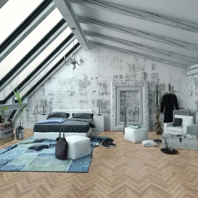 City Visgraat 5700 (rigid click) Smoked Oak Light