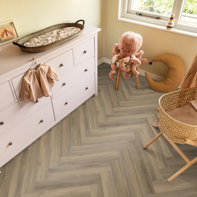 Ambiant Spigato Visgraat Dryback Light Brown