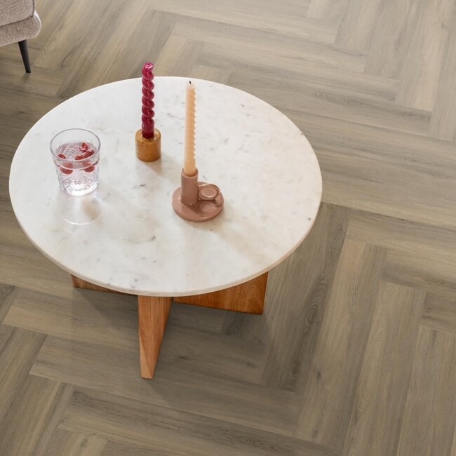 Ambiant Spigato Visgraat Dryback Light Brown