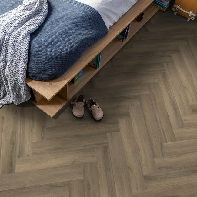 Ambiant Spigato Visgraat Dryback Light Brown